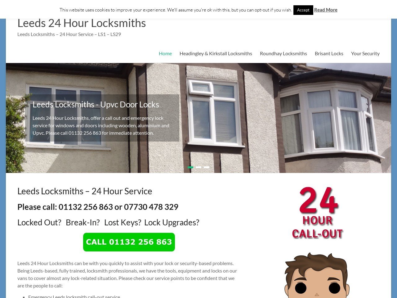 Leeds Locksmith | 24 Hour Lock Repair & Replacement Service | Leeds PostCodes: LS1 – LS29 | Neil Byrne